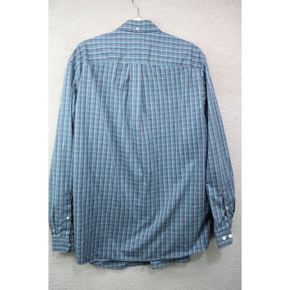 Duluth Trading Co. Men's Wrinkle Fighter Long Sleeve Button Up Shirt-Large/Tall - Picture 7 of 8